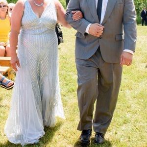 Adrianna Papell Beaded Gown